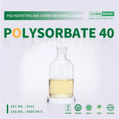 Descobriu la versatilitat dels polisorbats líquids Polysorbate 40 com a emulsionant CAS NO.9005-66-7