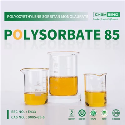 Millora de la vida útil dels suplements nutricionals líquids amb polisorbat 85 CAS NO.9005-70-3