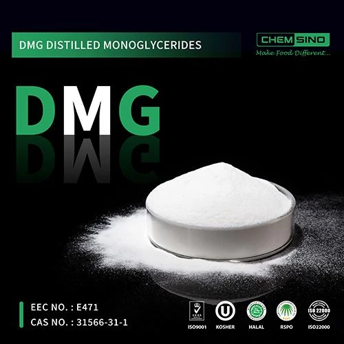 Amb avantatges Monoglicèrids destil·lats (DMG) en pols Nº CAS 123-94-4