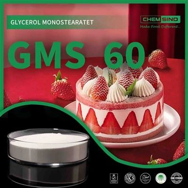 Emulsionants barats Monoestearat de glicerol GMS 60 en pols Nº CAS 31566-31-1