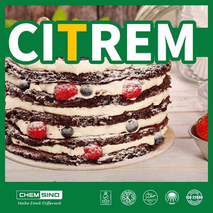 Halal Certified Top-Grade 25kg Food Emulsifier E472c Citrem